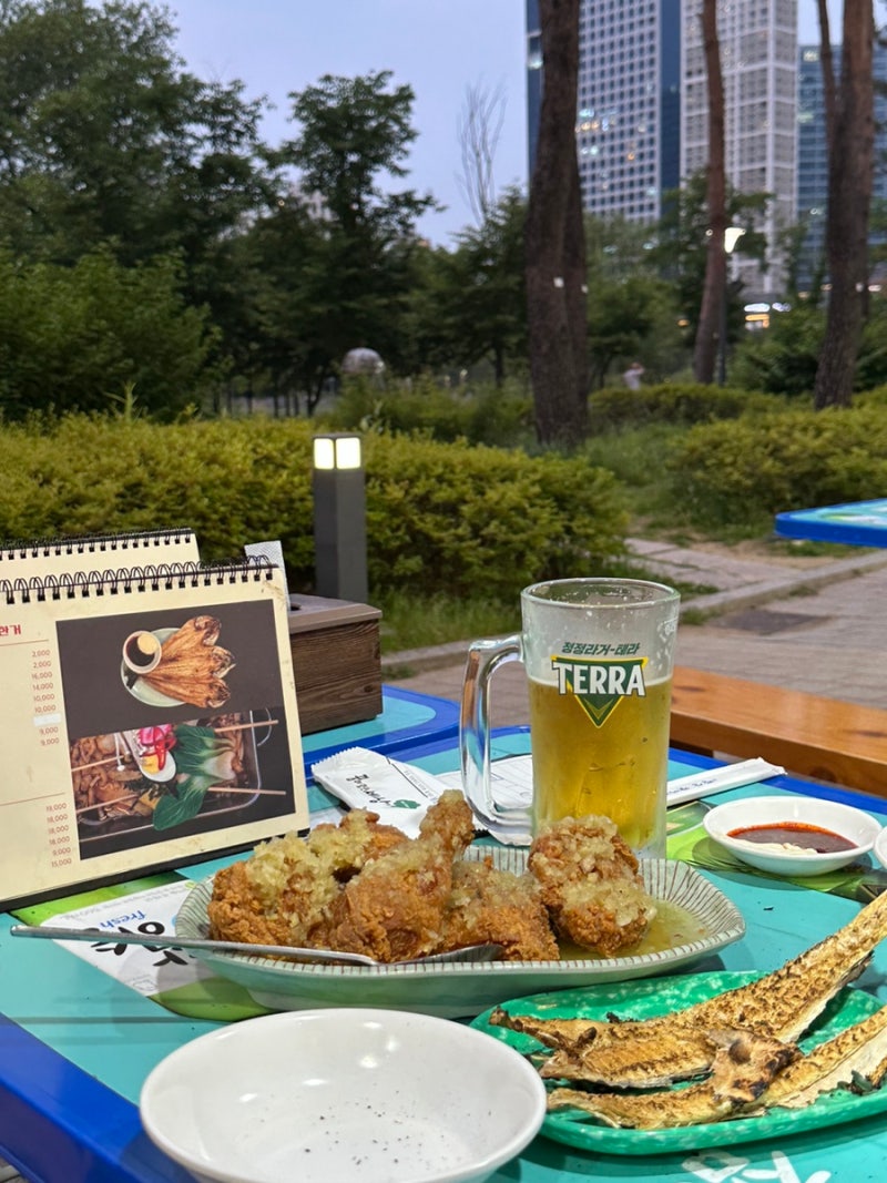 광교 호수공원 야외포차 '만선호프'