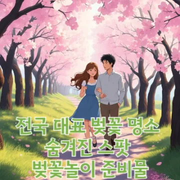 전국 대표 벚꽃 명소부터 숨겨진 스팟, 벚꽃놀이 준비물과 주의사항