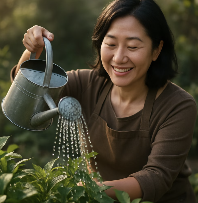 과한 사랑은 금물, '물과 거름주기'