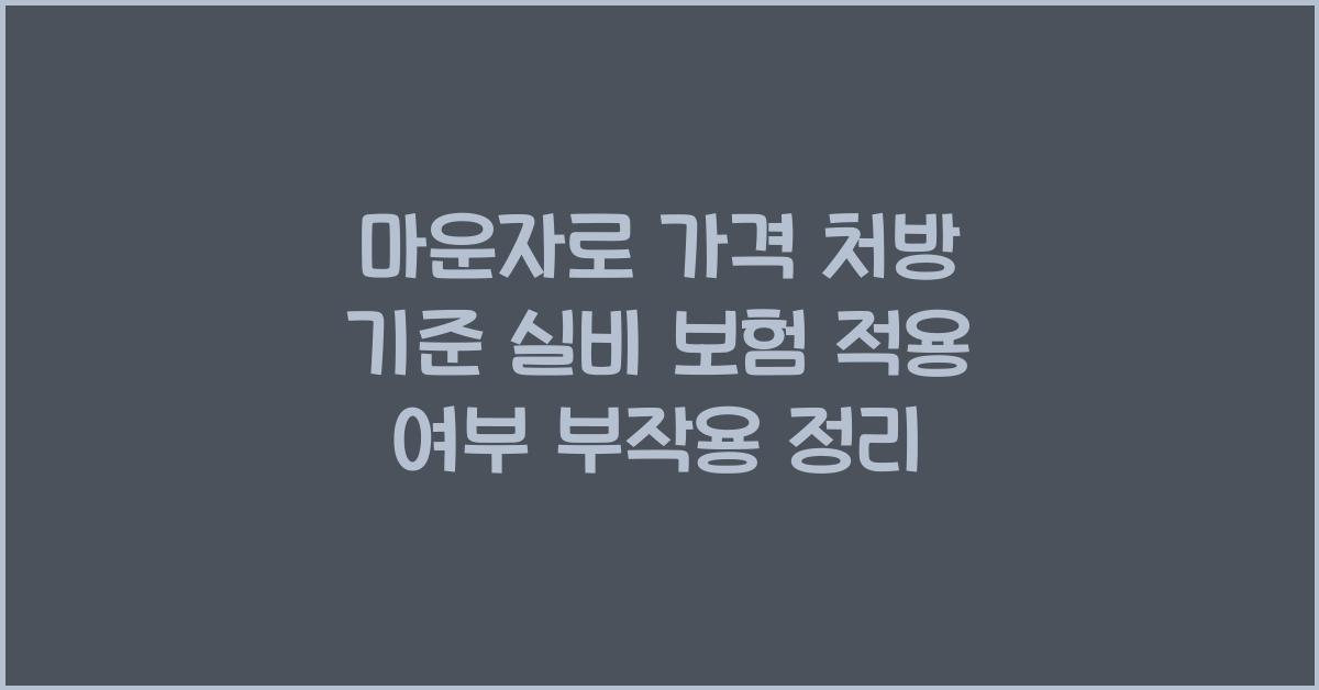 마운자로 가격