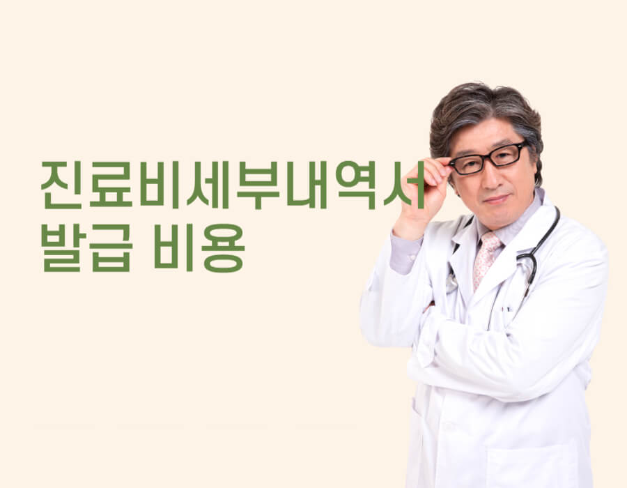 진료비세부내역서 발급 비용