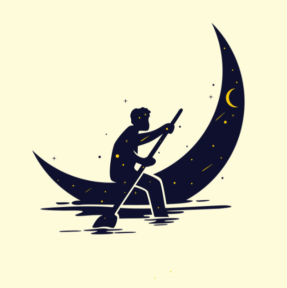 배에서 노를 젓는 사람