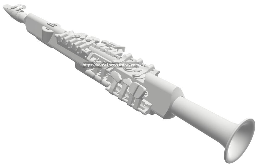 전자 섹소폰 역설계 완료된 모습