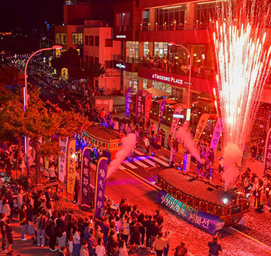 통제영 길놀이 사진