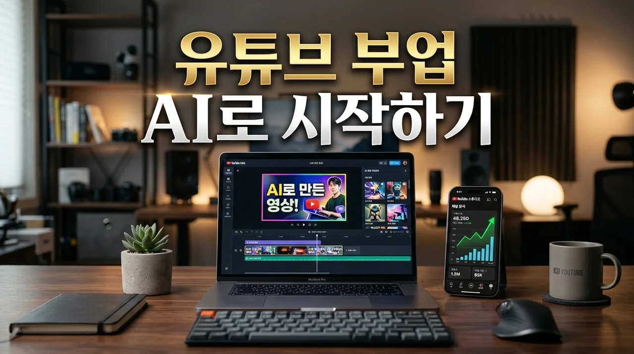 AI로 시작하는 유튜브 부업 가이드: 초보자도 가능한 수익화 A to Z