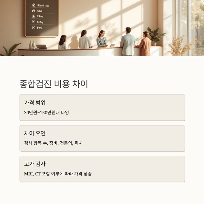 2025 건강검진 비용 총정리 항목별 가격표와 꿀팁 요약 이미지