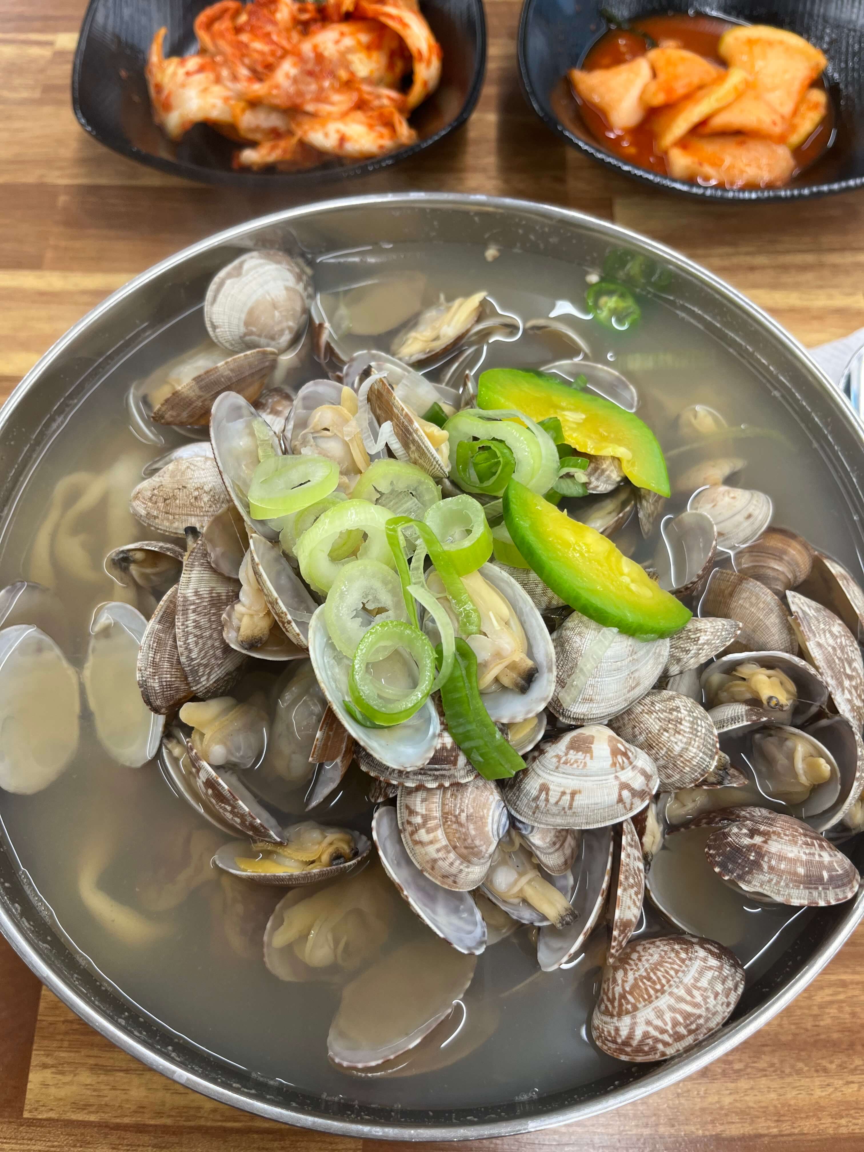 바지락칼국수