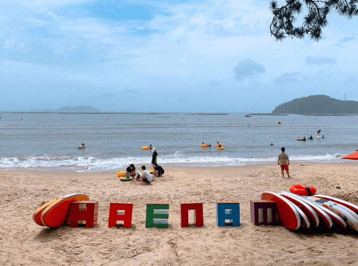 송호해수욕장 (한반도 최남단의 고운 백사장과 솔숲)