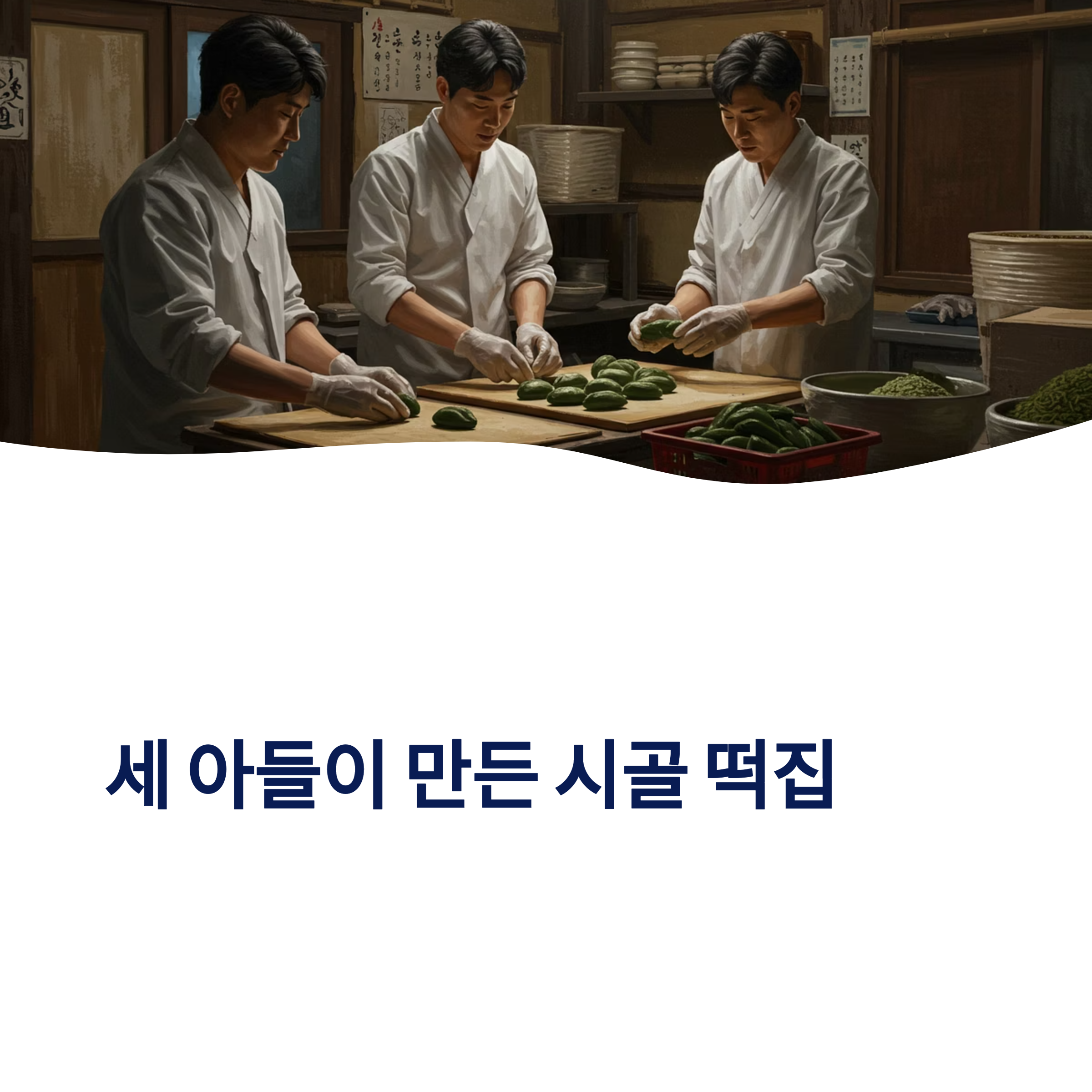 세 아들이 만든 시골 떡집