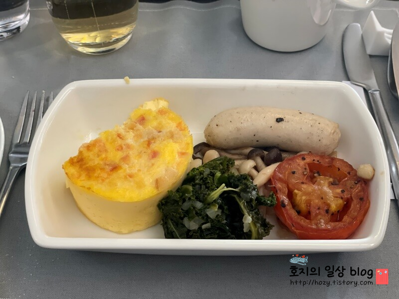 싱가폴-홍콩 캐세이퍼시픽 비즈 조식