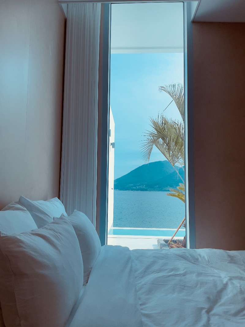 더 남해 풀빌라 침실