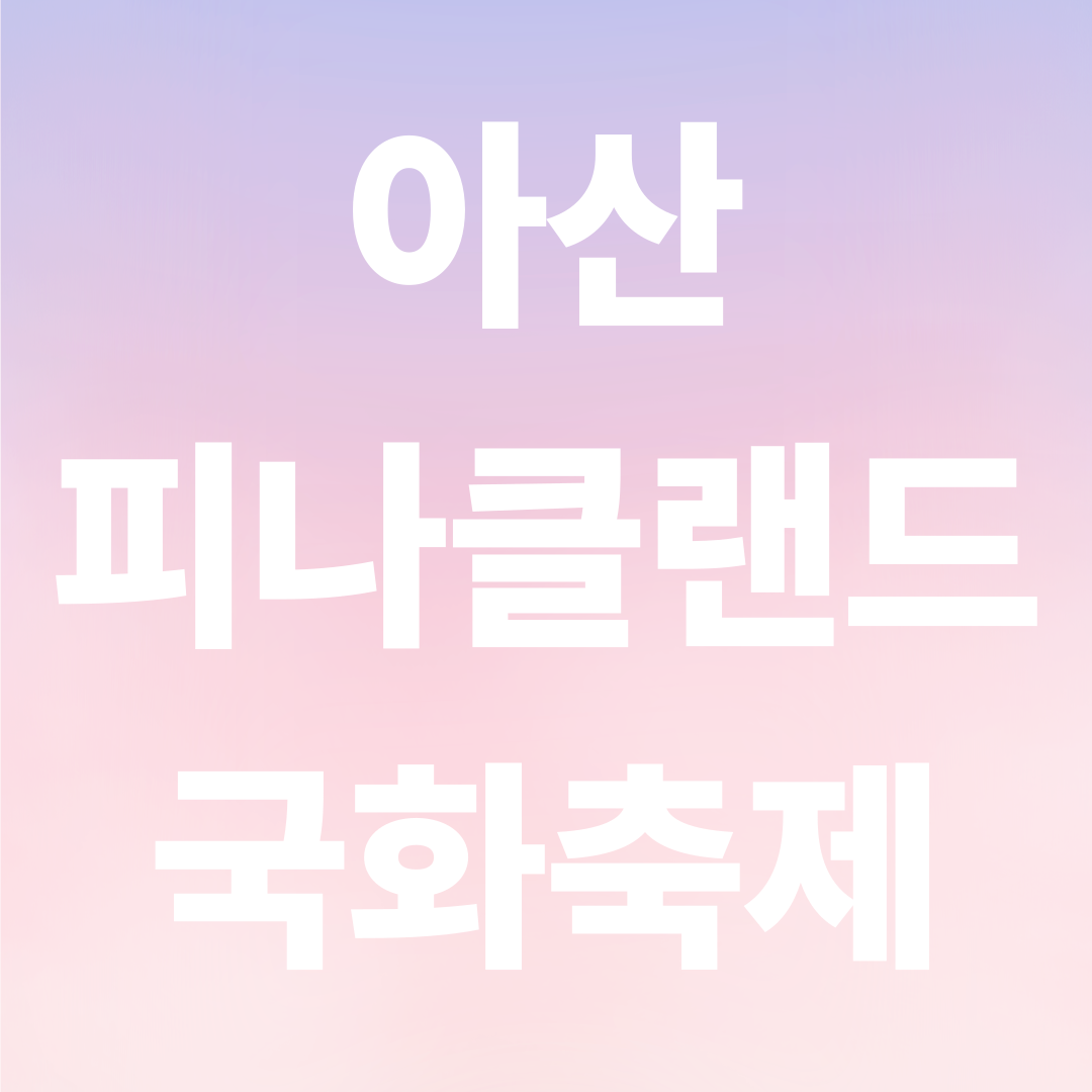 아산 피나클랜드 국화축제 2025