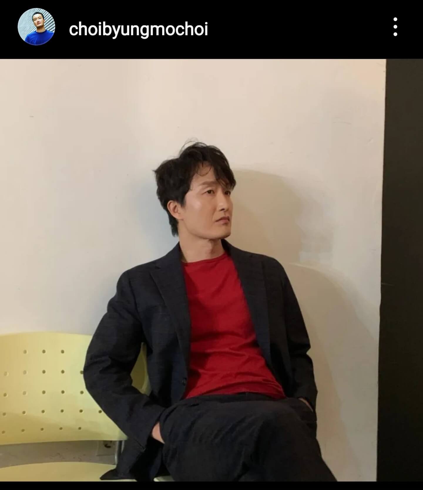 최병모 배우님 출처 : 최병모 배우님 인스타 계정