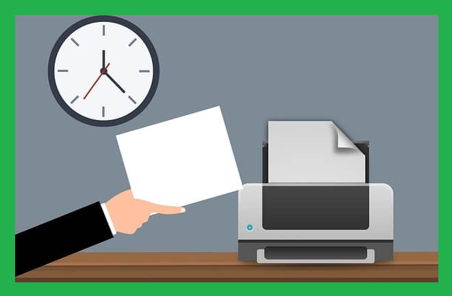 종이로-인쇄하는-장면-일러스트