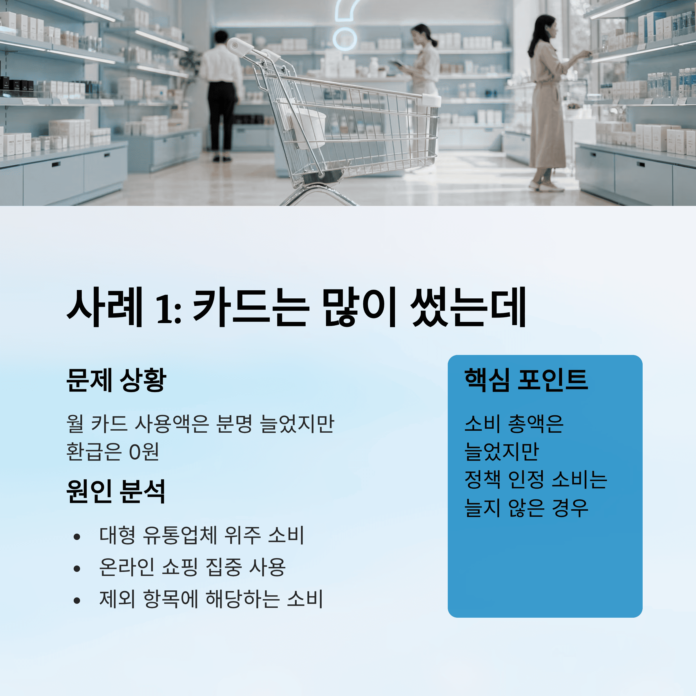 상생페이백 환급이 안 나오는 소비 패턴