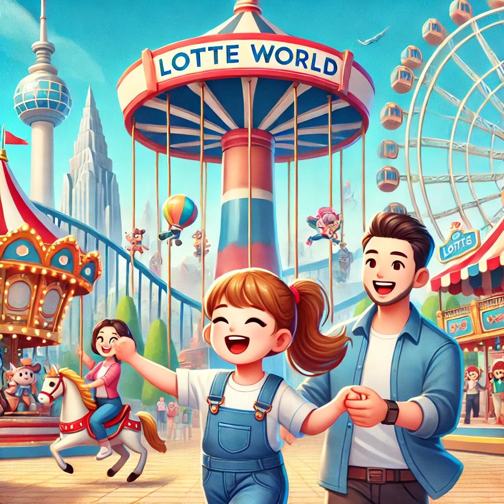 롯데월드 5살 동선