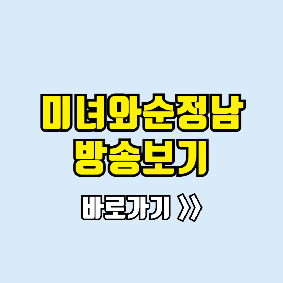 미녀와순정남 실시간보기