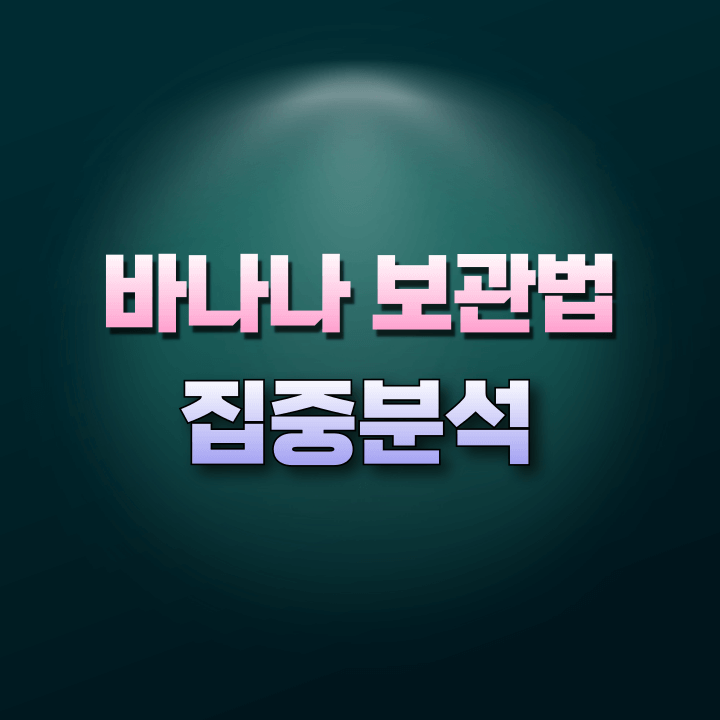 바나나보관법