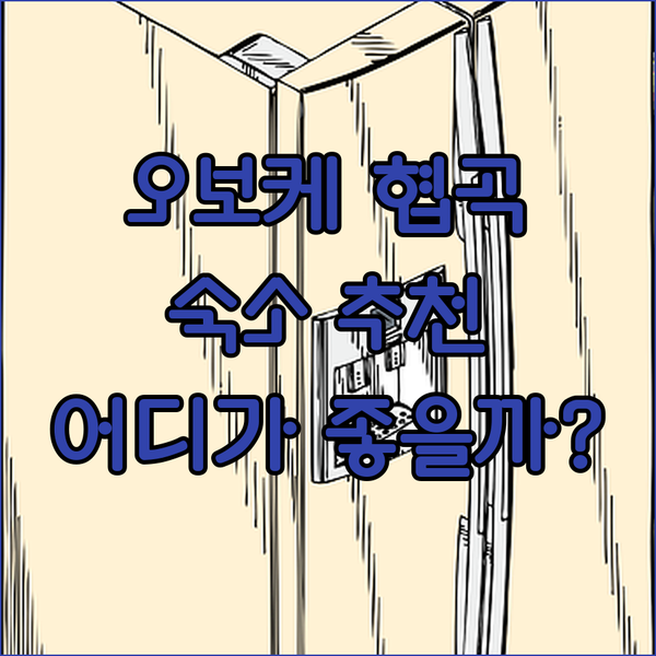 오보케 협곡 숨은 명소 숙소 추천! ..