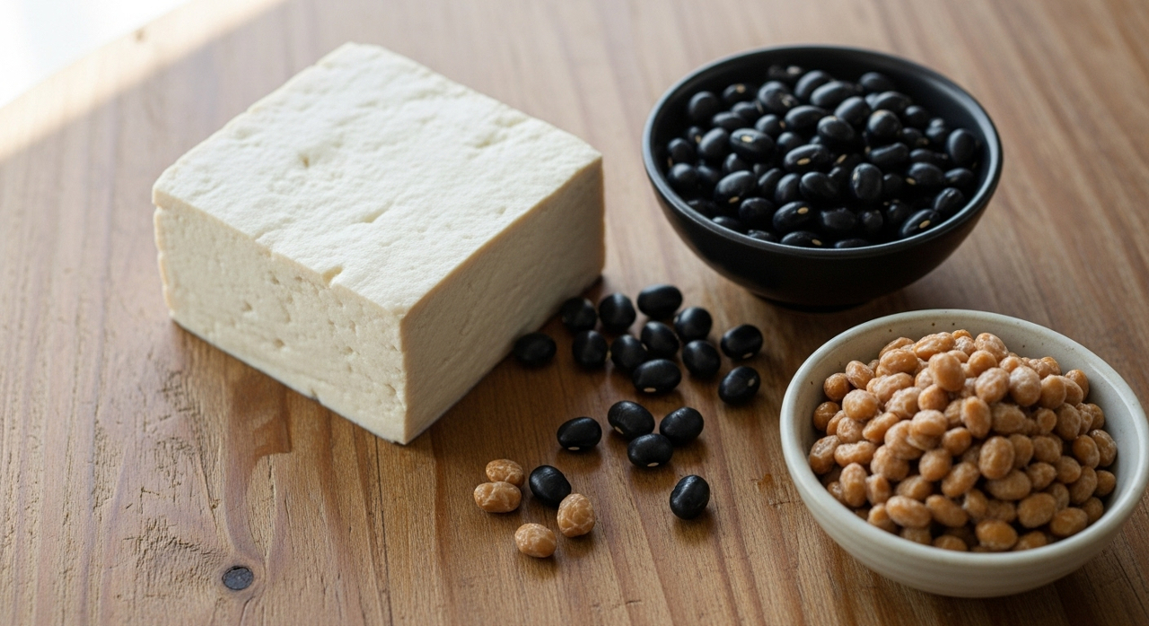 여성호르몬에 좋은 콩류 식품 – 두부, 검은콩, 낫토