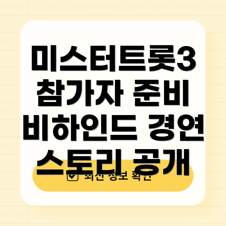 경연 준비 과정