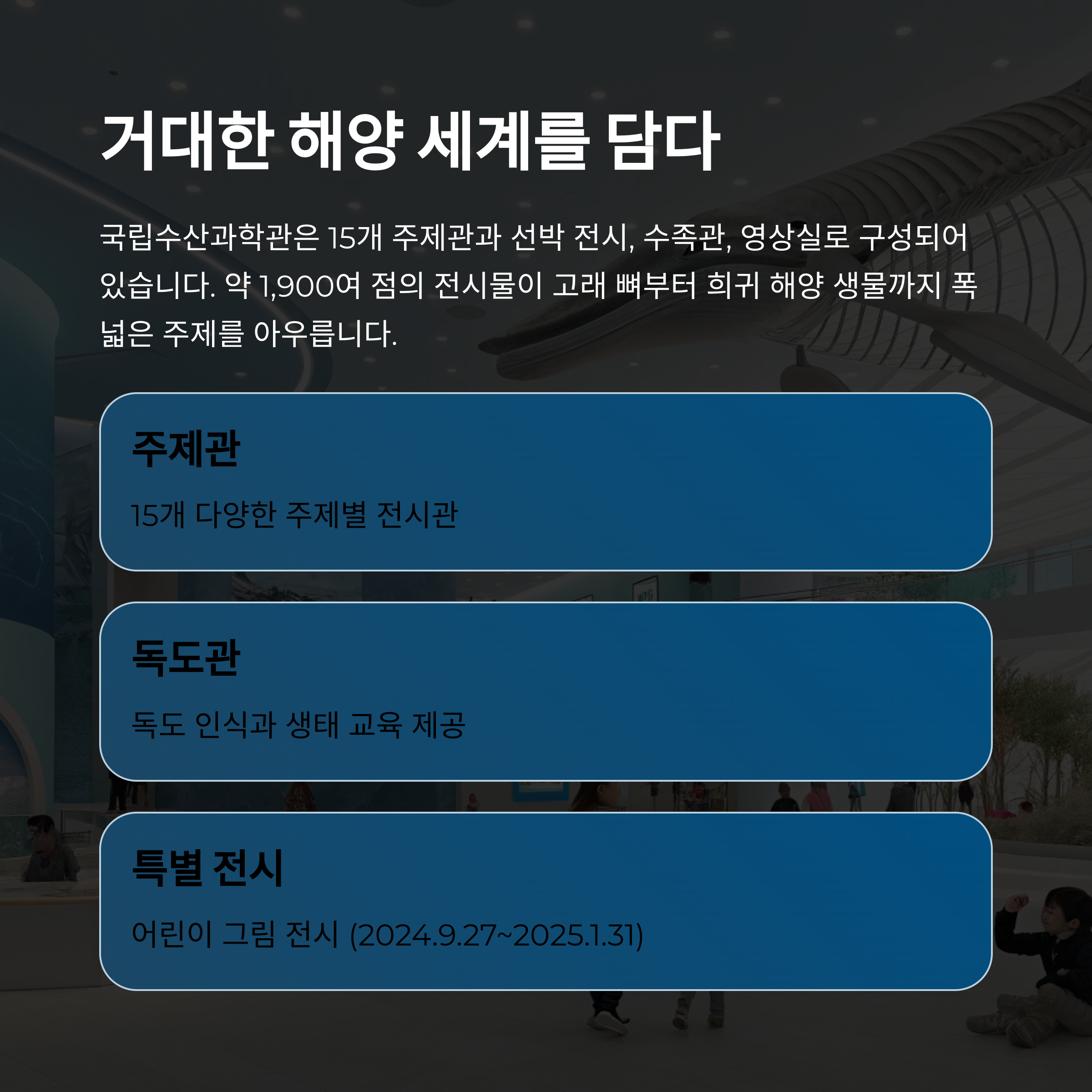 거대한 해양 세계를 담다