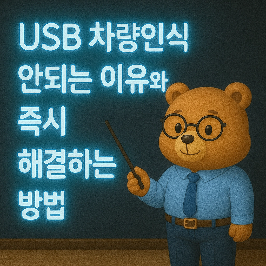 USB 차량인식 안되는 이유와 즉시 해결하는 방법