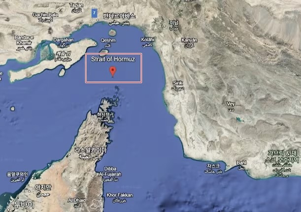 호르무즈 해협 지도 위치 지형