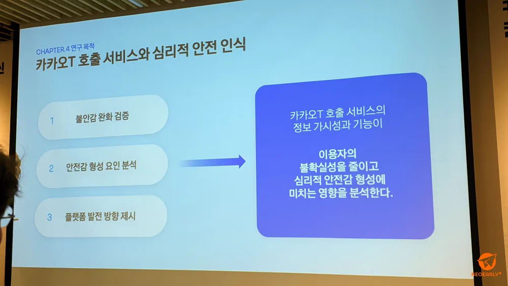 카카오T 호출 서비스의 심리적 안전 인식