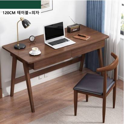 남쪽나무 1인용 책상의자 세트 (의자 포함) 800/1000/1200MM, 120X50CM, X2