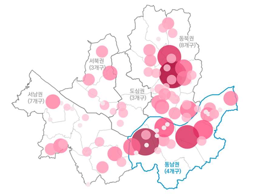 2025서울시-입주예정아프트 분포