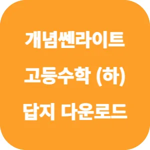 개념쎈라이트 고등 수학 (하) 답지 섬네일