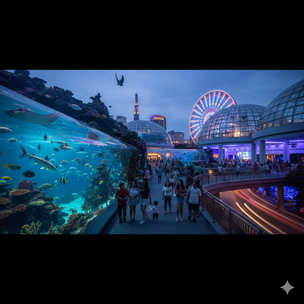 해양생물을 한눈에 볼수있는 마닐라 오션파크