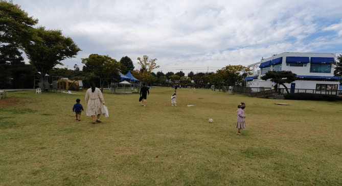 잔디밭-캠핑장