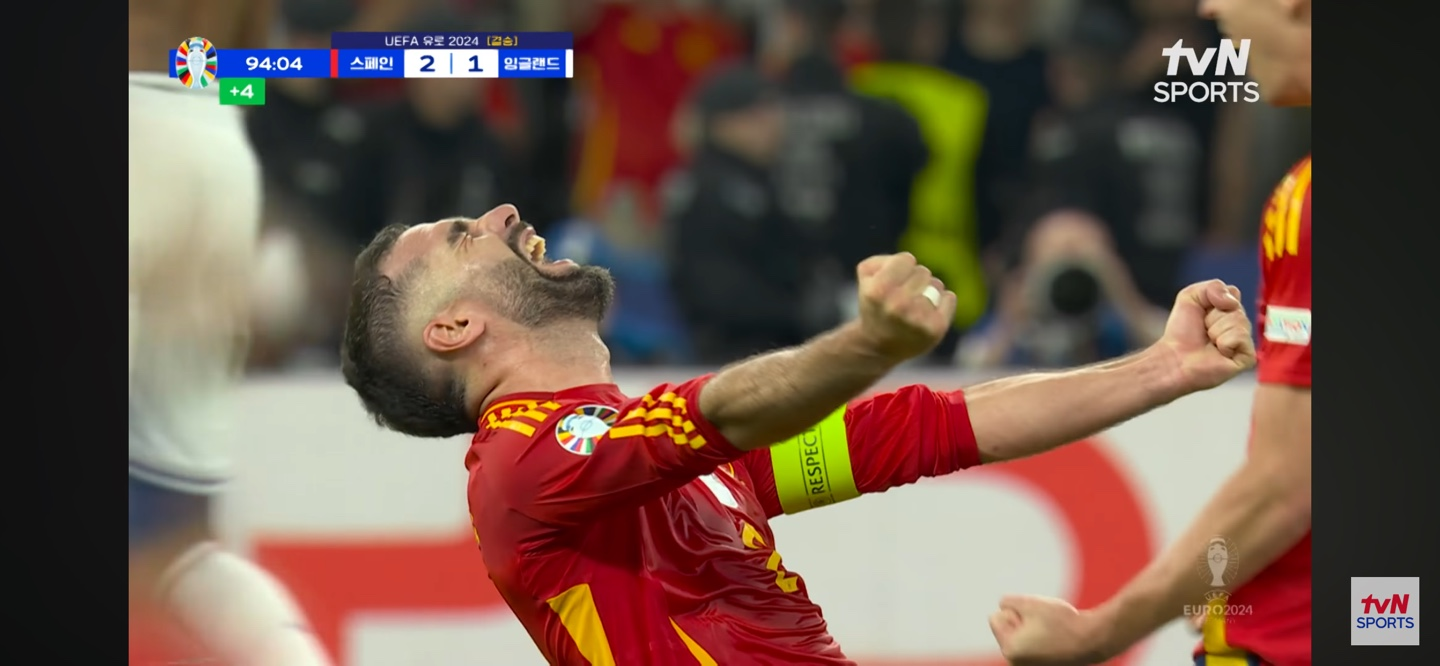 유로 2024 결승전 : 스페인 우승 주요장면
