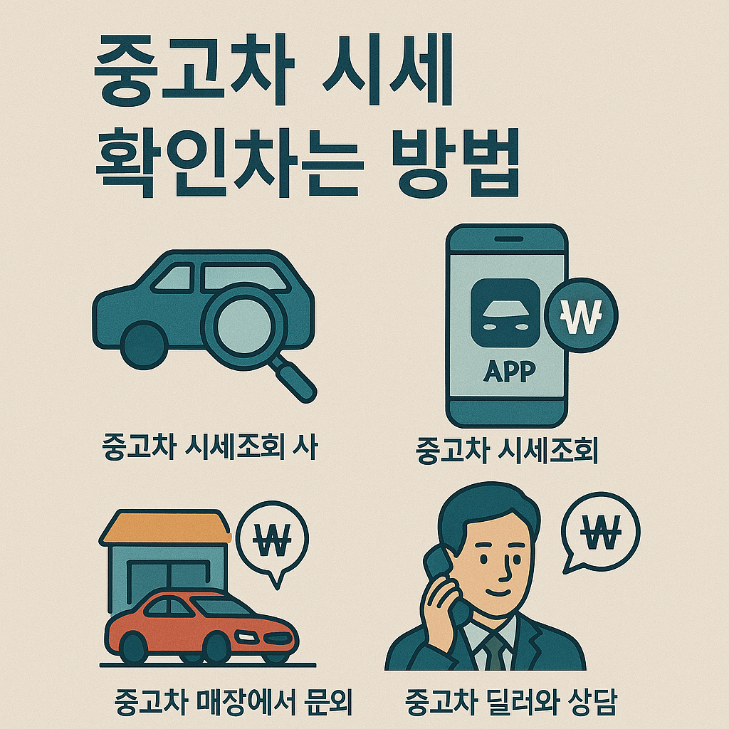 중고차 시세 정확하게 확인하는 방법 실전 가이드