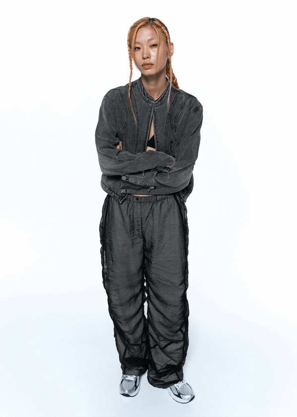 놀면 뭐하니 박진주 인사일런스 데님자켓