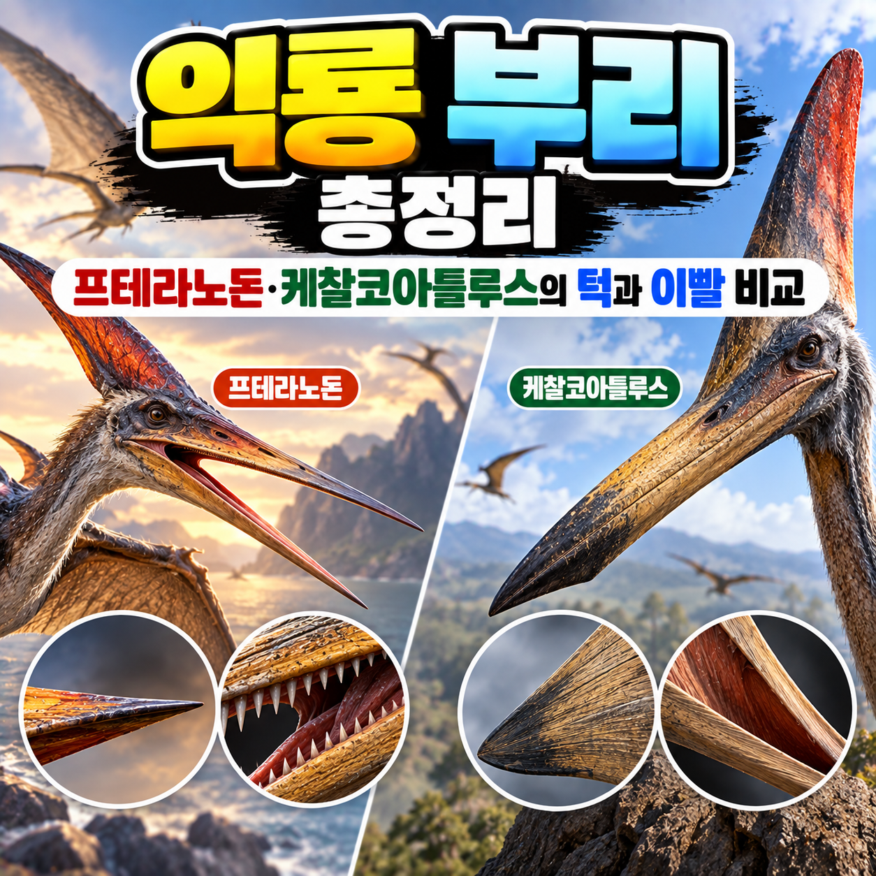 익룡 부리