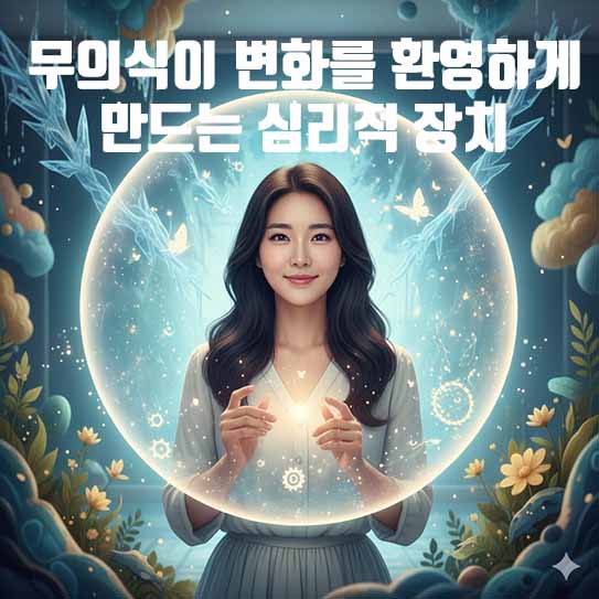 변화에 대한 저항 극복: 무의식이 변화를 환영하게 만드는 심리적 장치