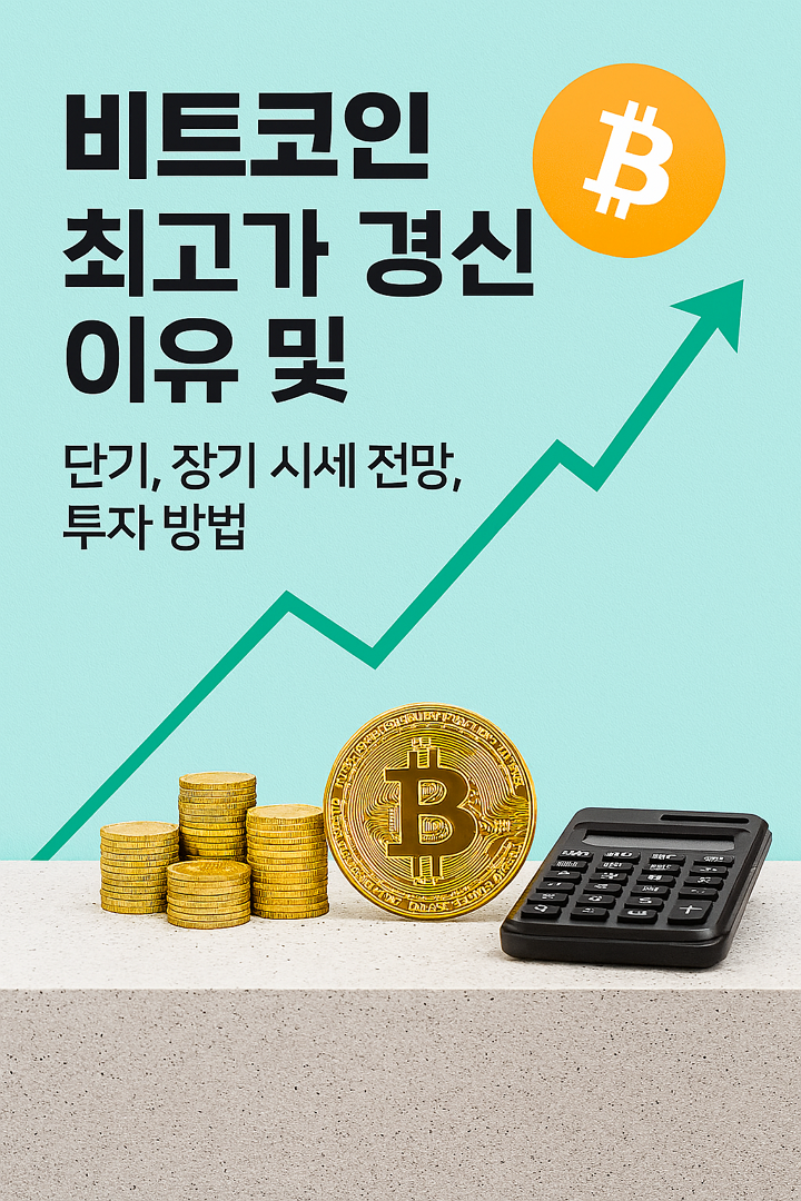 비트코인 최고가 경신 이유 및 단기, 장기 시세 전망, 투자 방법