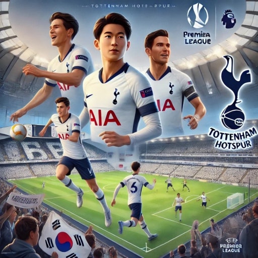 토트넘 프리미엄 리그 포스터 사진