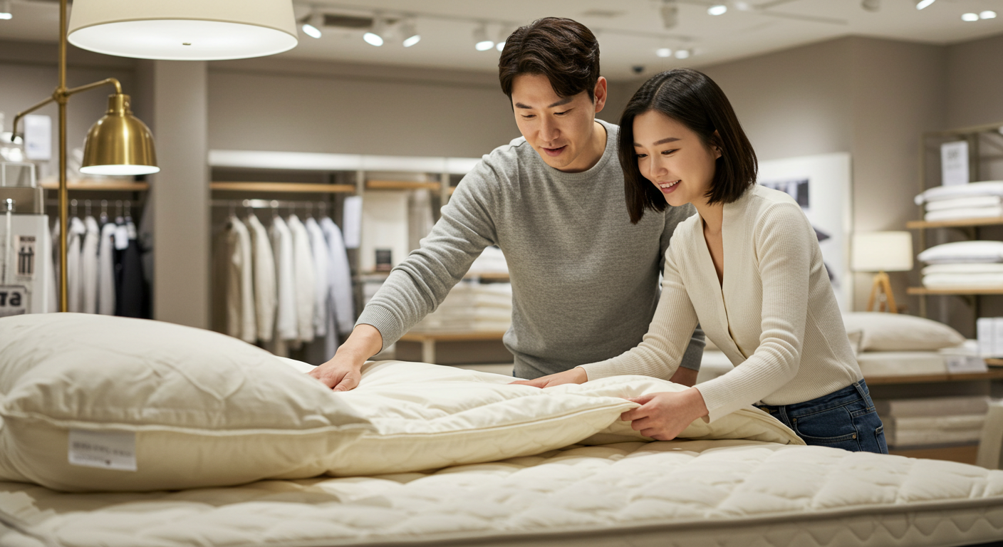 침대 매트리스 커버