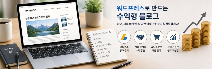 워드프레스란? 블로그 초보자가 알아야 할 뜻, 장단점, 수익형 블로그 시작법