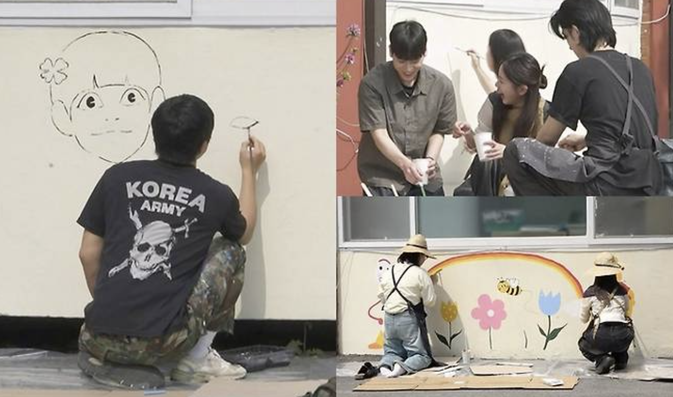 MBC 나혼자 산다 - “삼촌 최고예요!” 기안84, 벽화 봉사