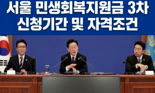 민생회복 지원금 3차 신청방법 소비쿠폰 금액