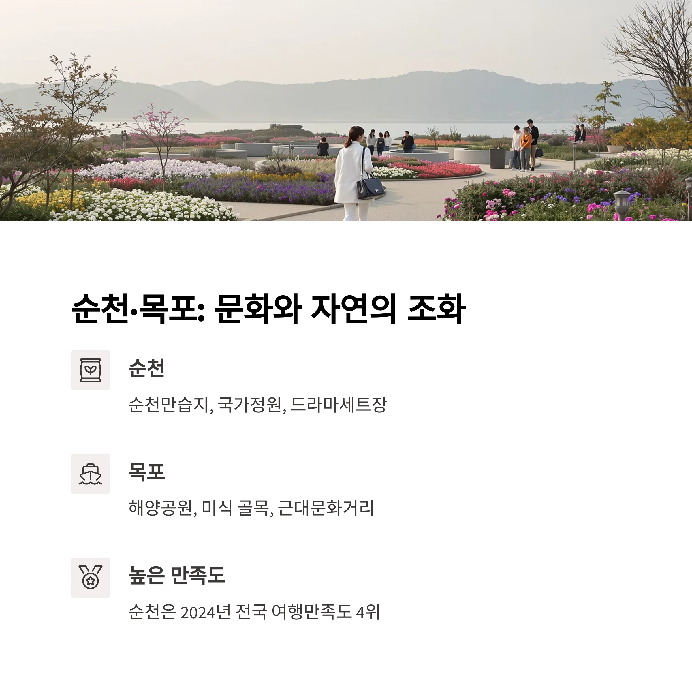 혼행족 만족도 높은 국내 여행지