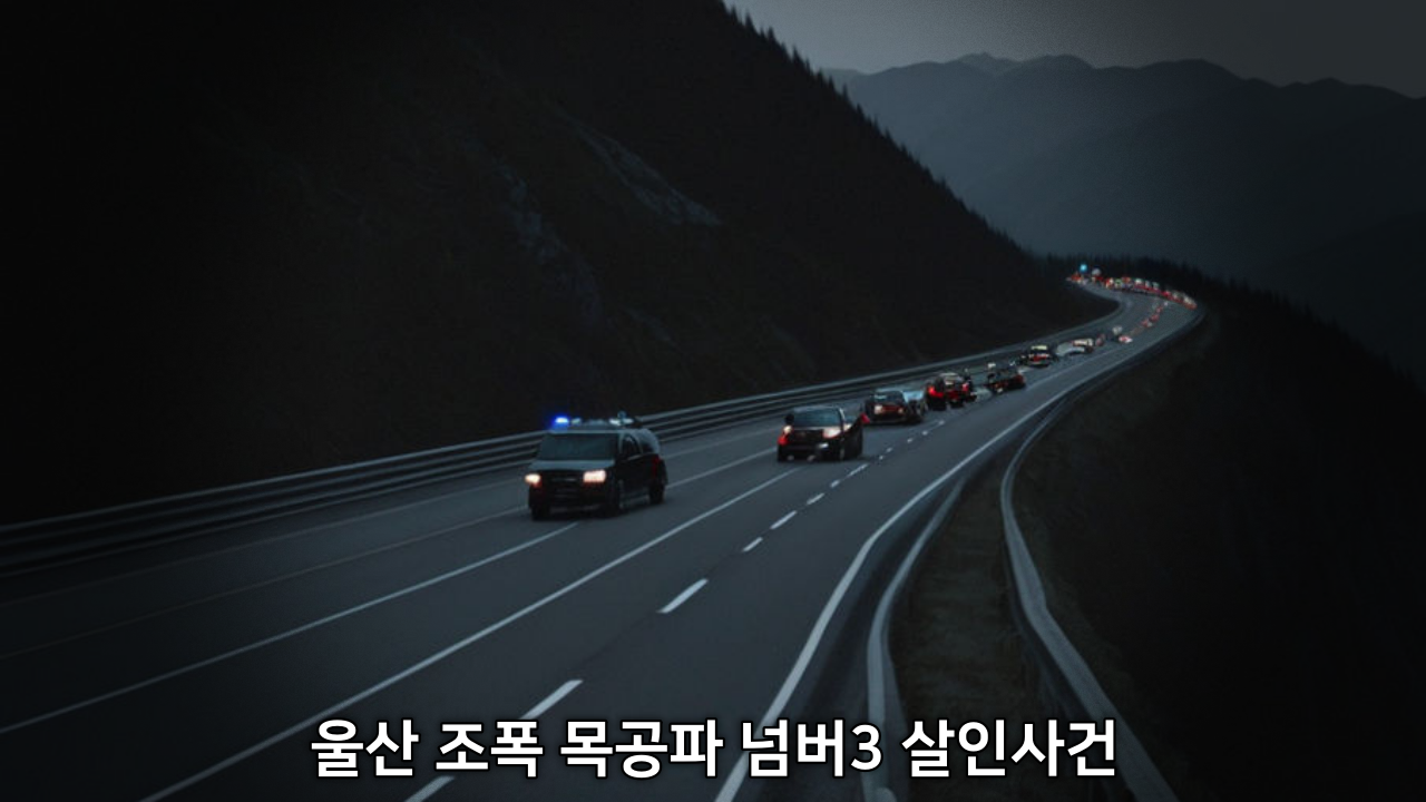 울산 조폭 목공파 넘버3 살인사건 - 용감한 형사들 46회