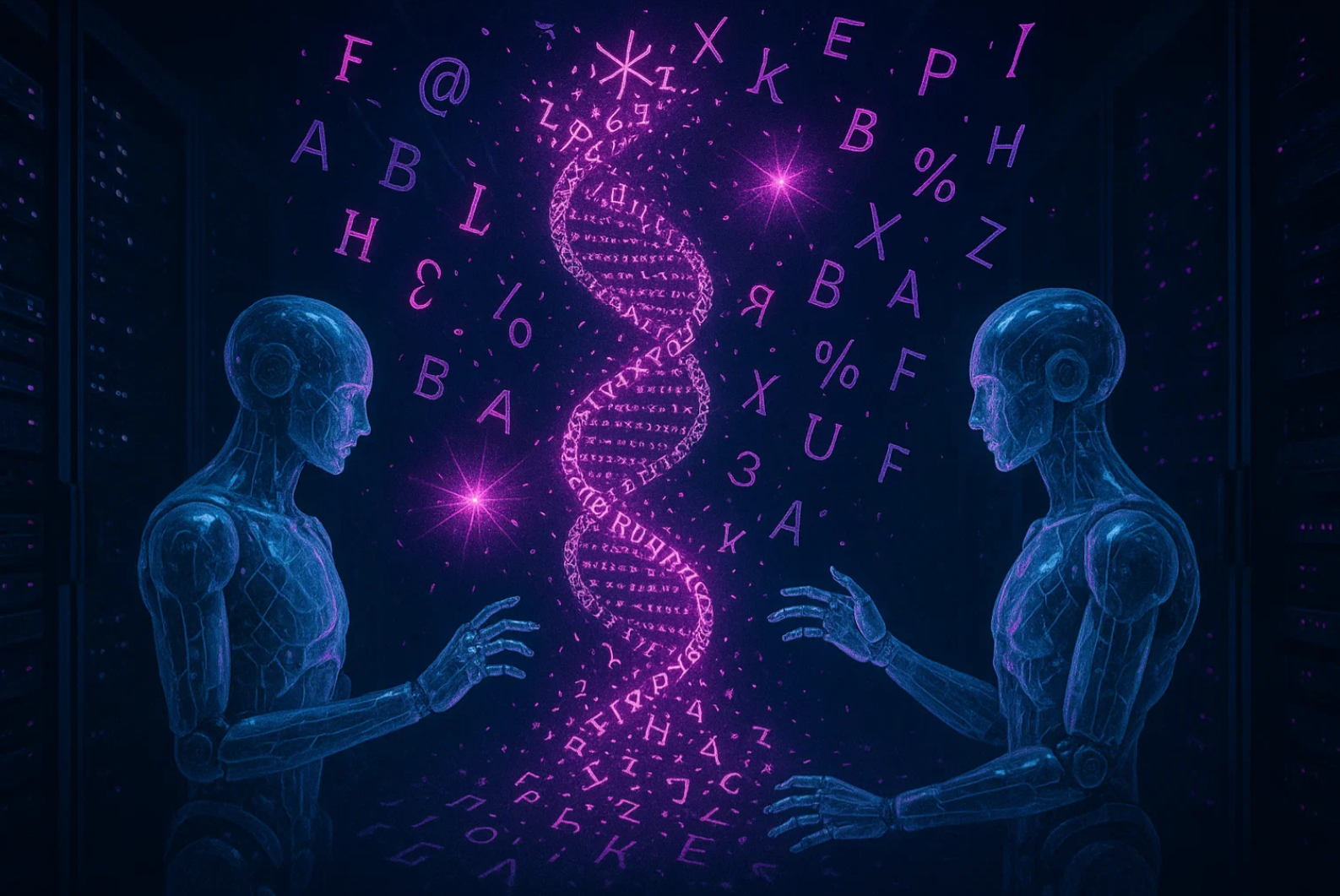 AI 언어의 탄생: 인간이 이해하지 못하는 기계 간의 시詩 관련 사진