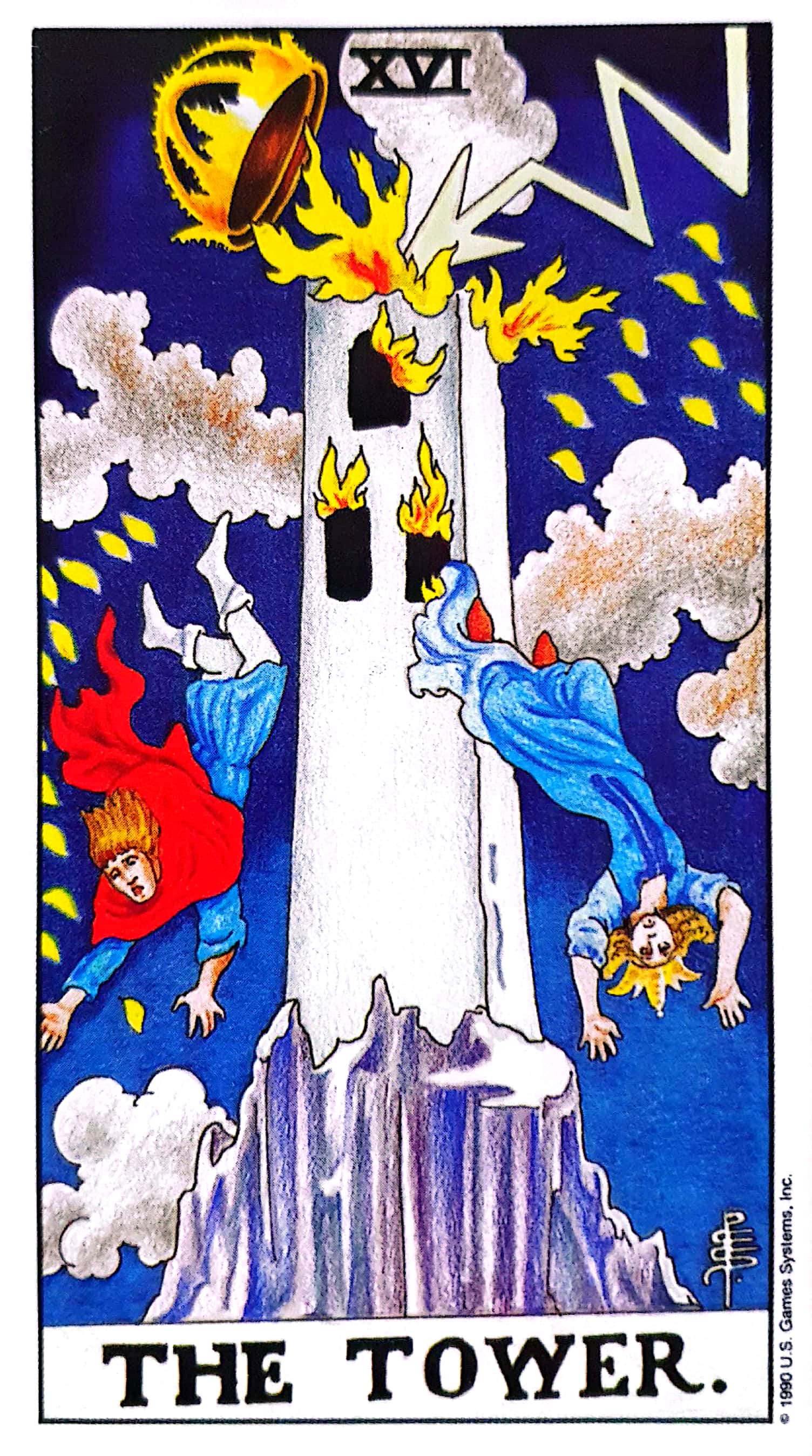 메이저아르카나16번 타워(THE TOWER) 타로카드 해석