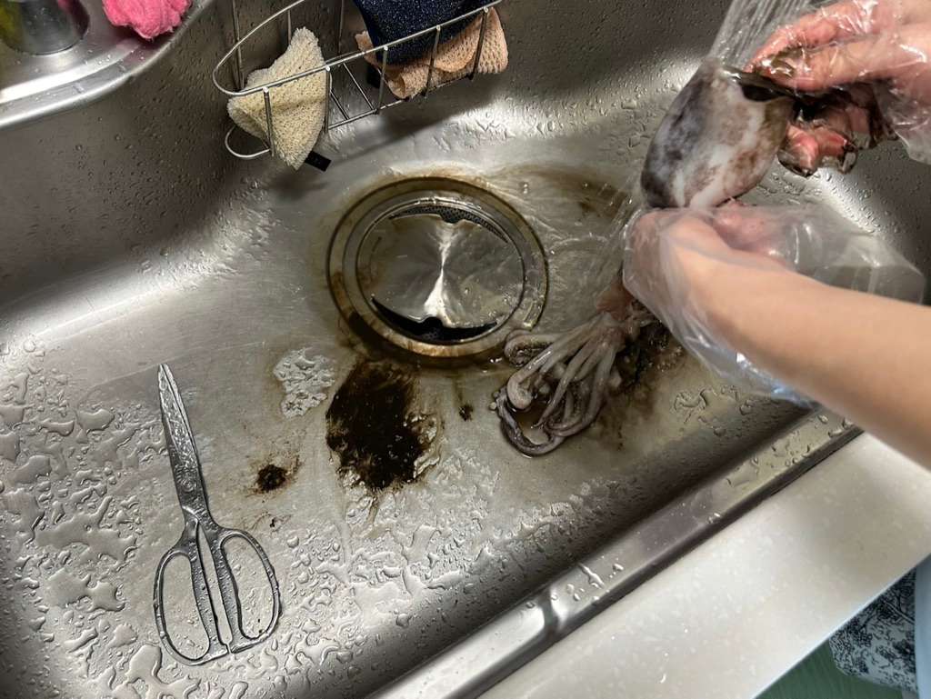 먹물 제거